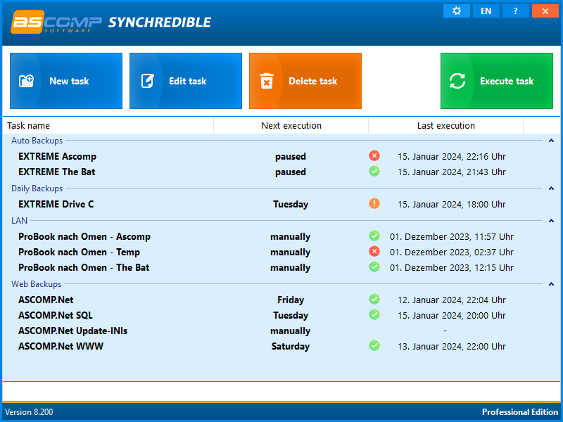 Click to view Synchredible 3.3 screenshot